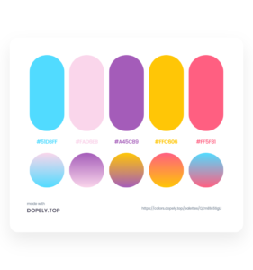 40 Elegant Color Palettes With Their Gradients 