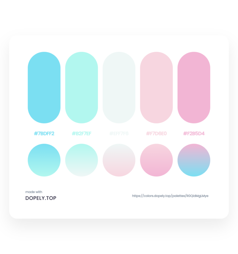 gradient color palette