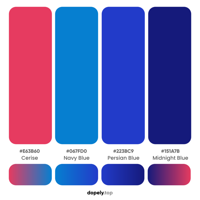 15 Blue Color Palette Inspirations With Names & Hex Codes! 