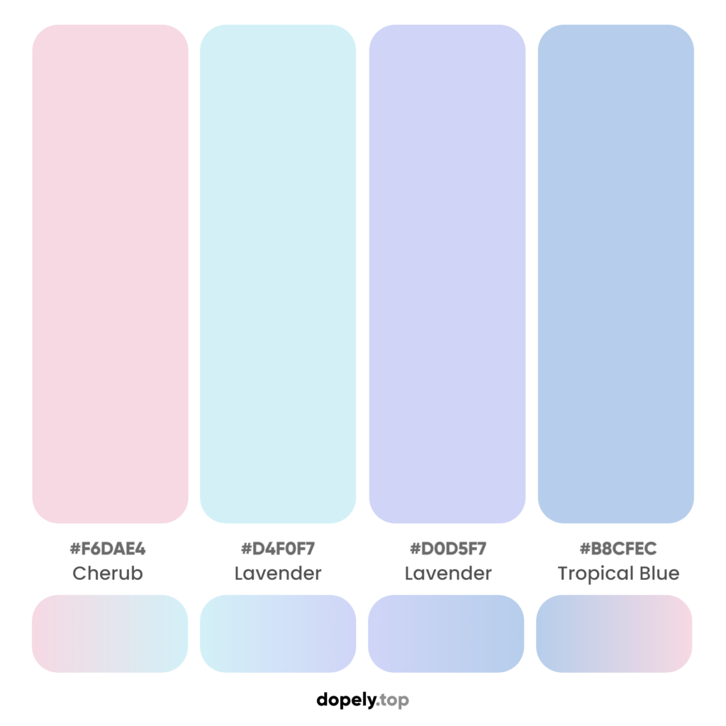 15 Blue Color Palette Inspirations With Names Hex Codes Inside Colors