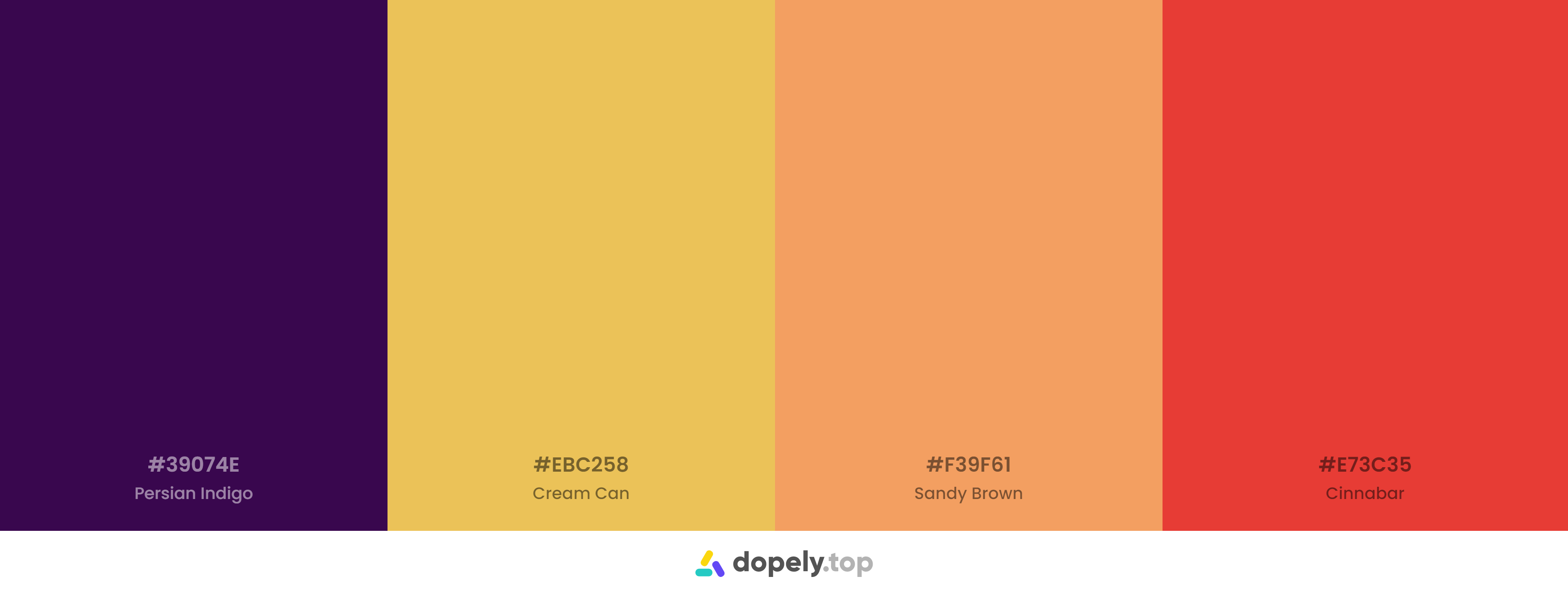 color palette from image with percentages