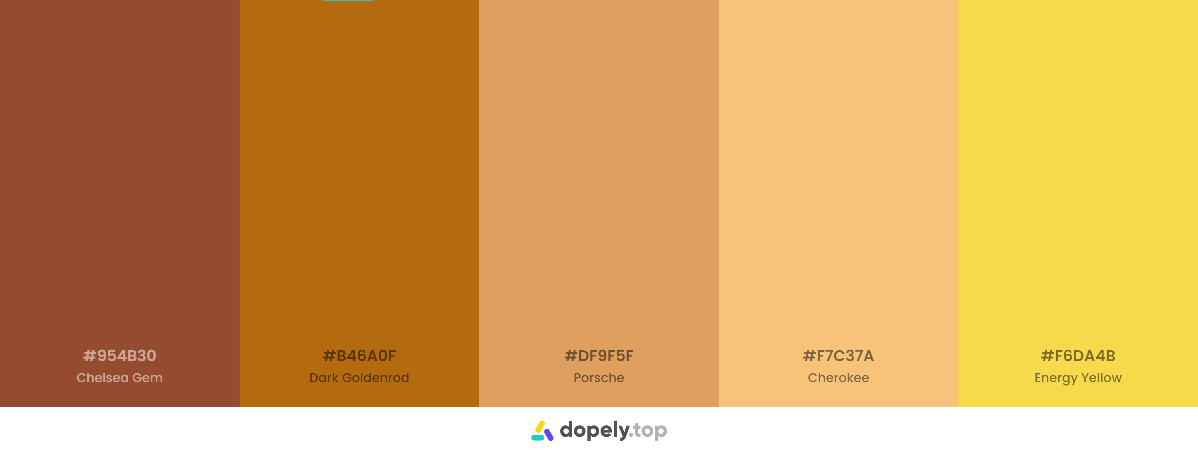 Brown Color Palette Inspirations with Names & hex Codes