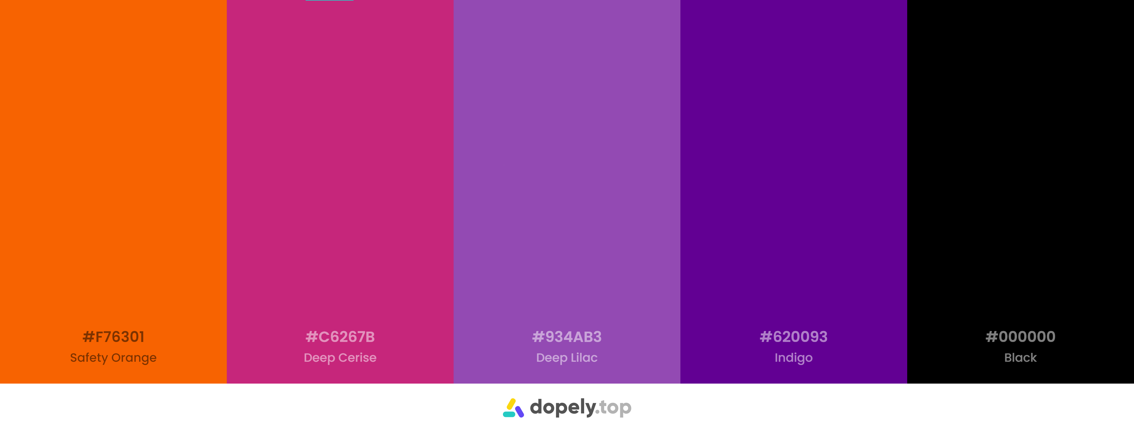 15 Purple Color Palette Inspirations with Names & hex Codes