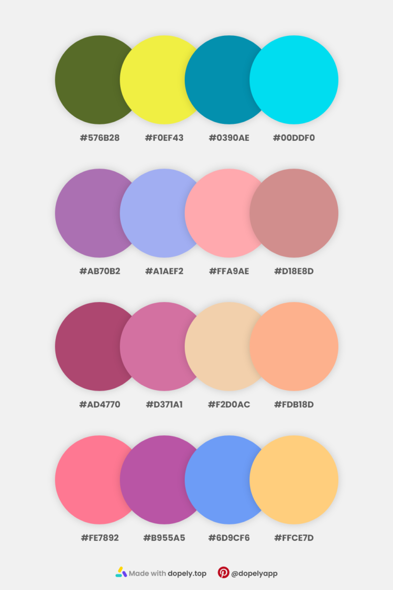 Natural Color Palettes Inspiration - Dopely