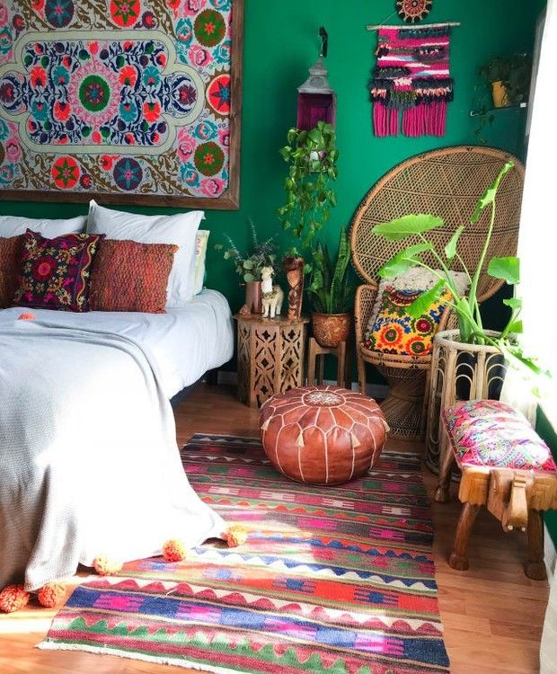 colors matter in boho style