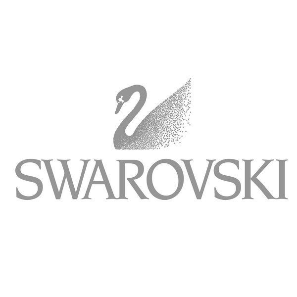 swarovski that have a gray logo