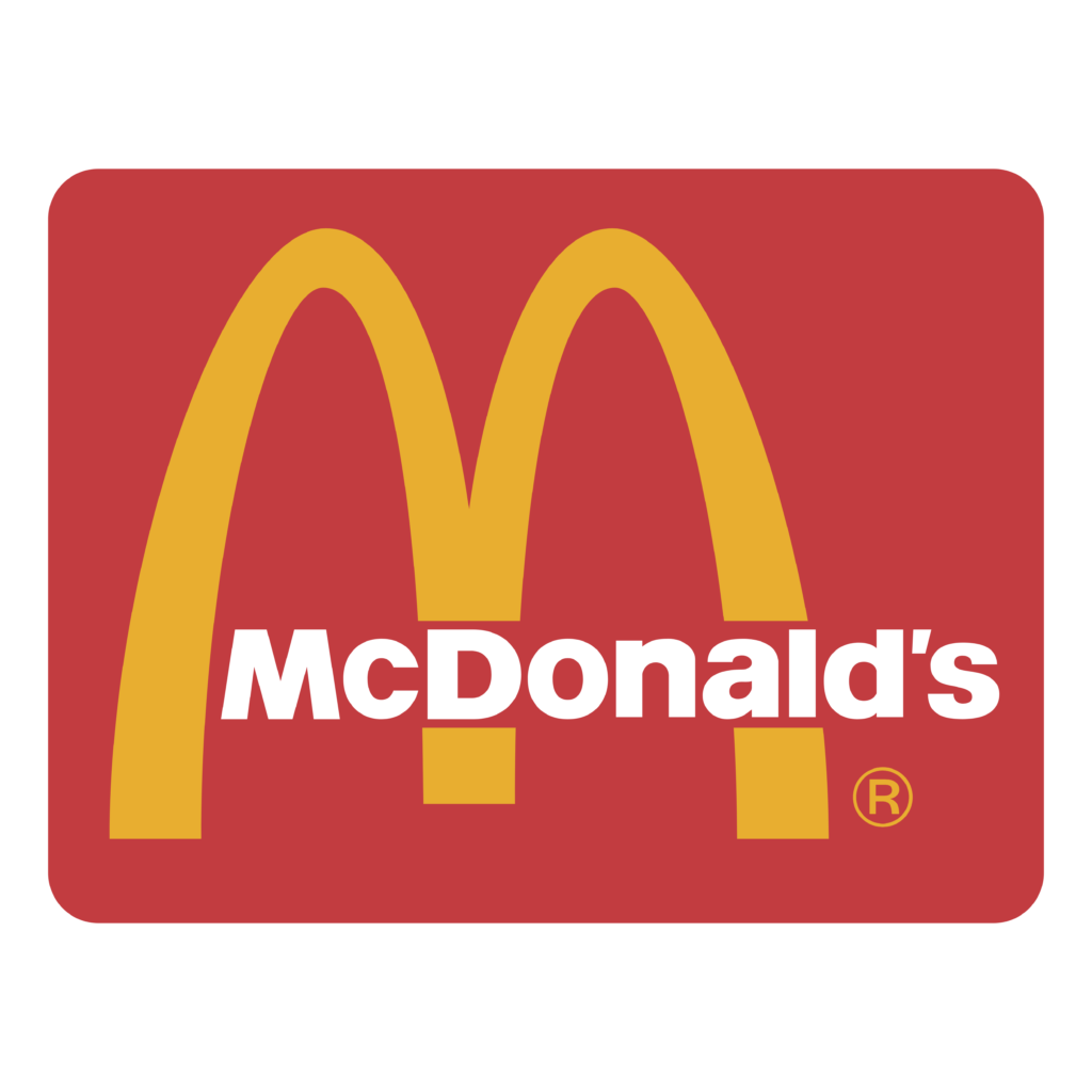 McDonald's that have a red logo