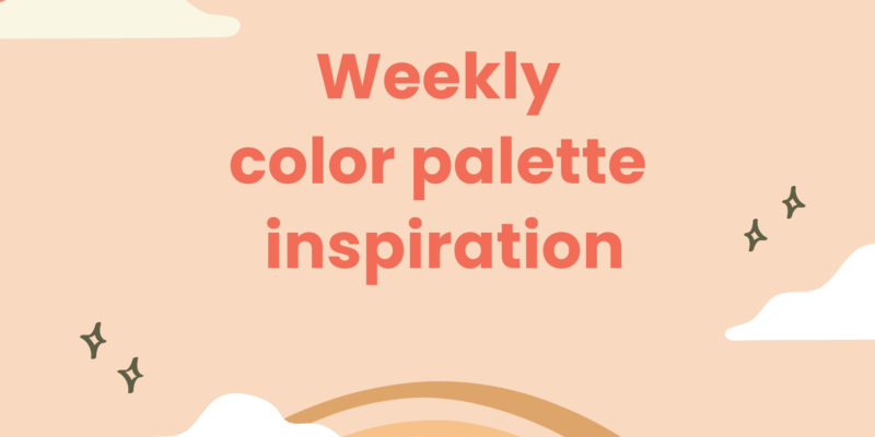 weekly color palette