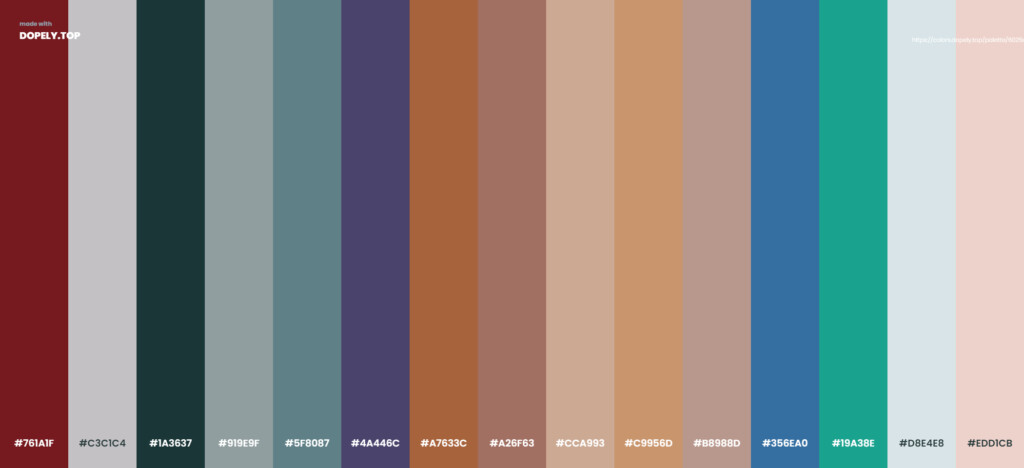 Chinese color palette by Dopely color palette generator-11