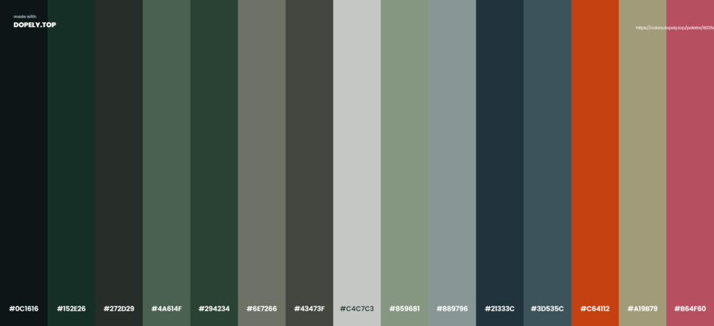 Chinese color palette by Dopely color palette generator-12