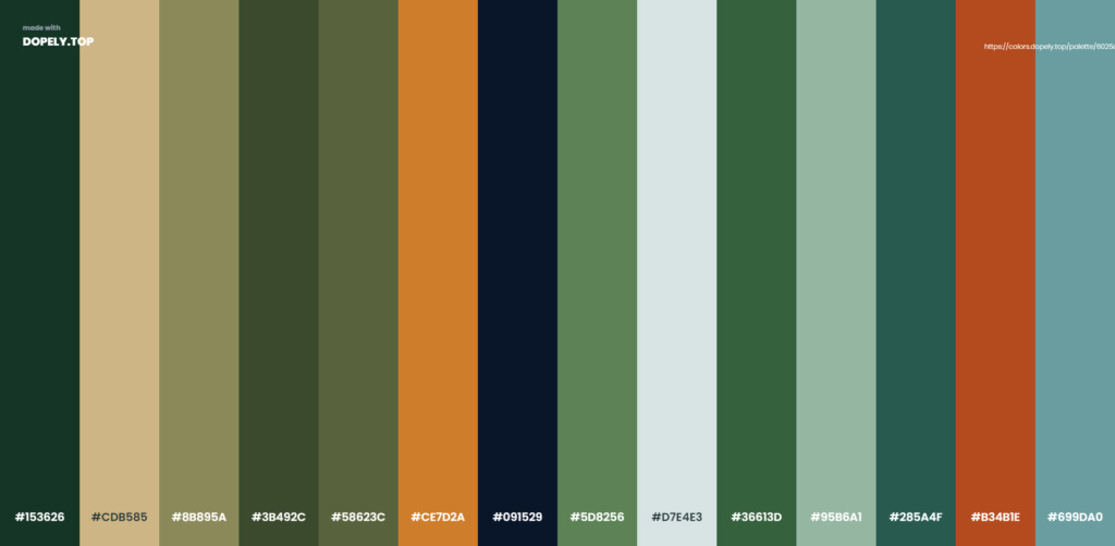 Chinese color palette by Dopely color palette generator-13