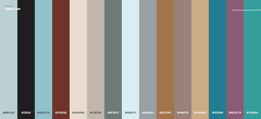 Chinese color palette by Dopely color palette generator-16