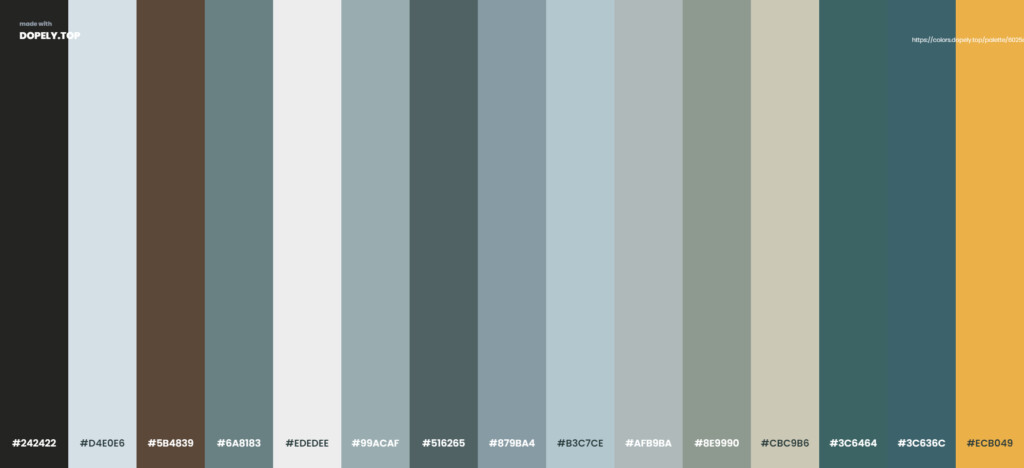 Chinese color palette by Dopely color palette generator-3