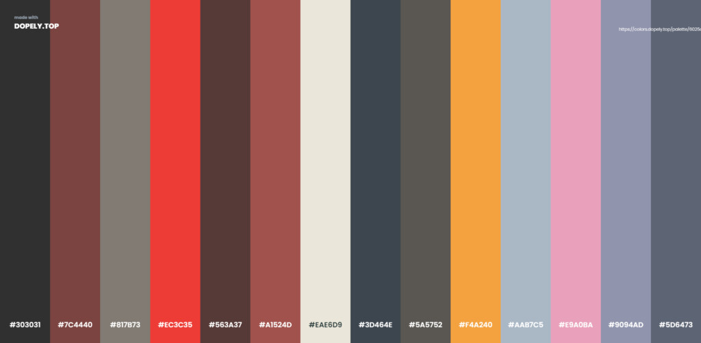 Chinese color palette by Dopely color palette generator-7