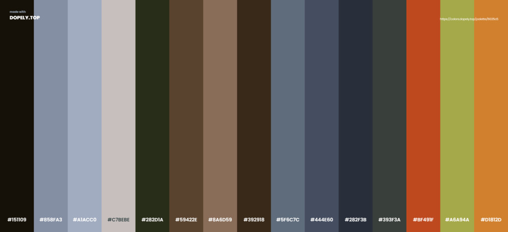 Christmas color palette made by Dopely color palette generator-10