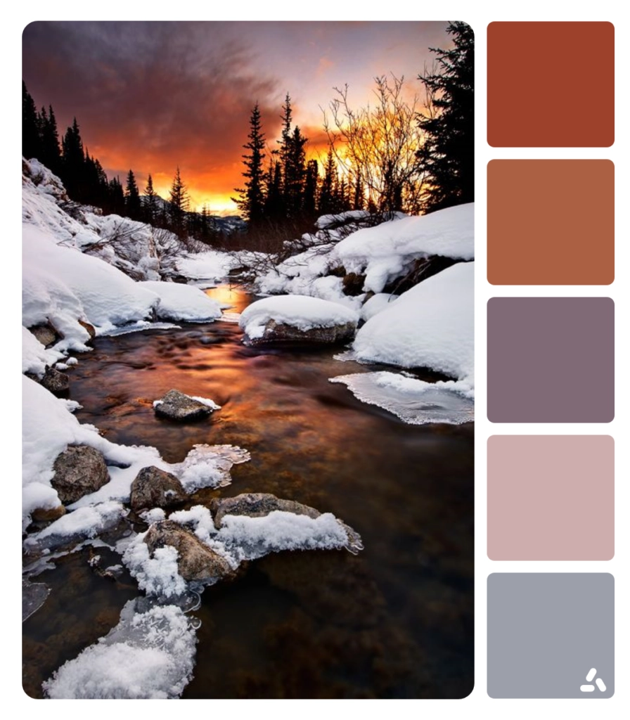 Dopely winter color palette