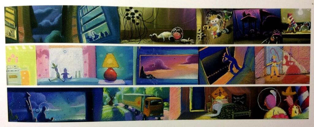 Color script of Toy Story