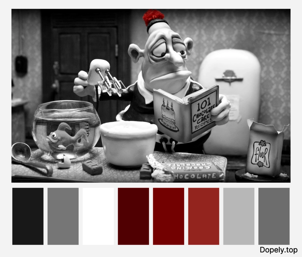 Max in his kitchen in mary and max animation