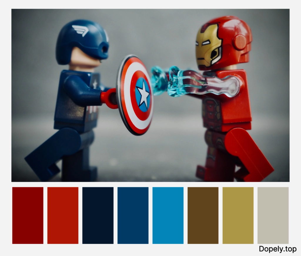color palette inspiration of lego day by Dopely color palette generator6