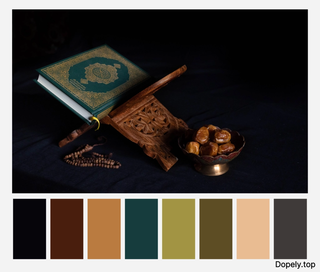 color palette inspiration of religion day by Dopely color palette generator 2