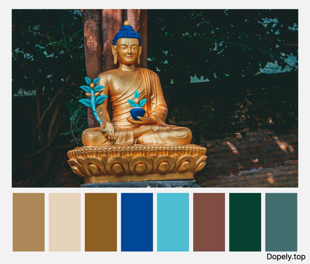color palette inspiration of religion day by Dopely color palette generator 6
