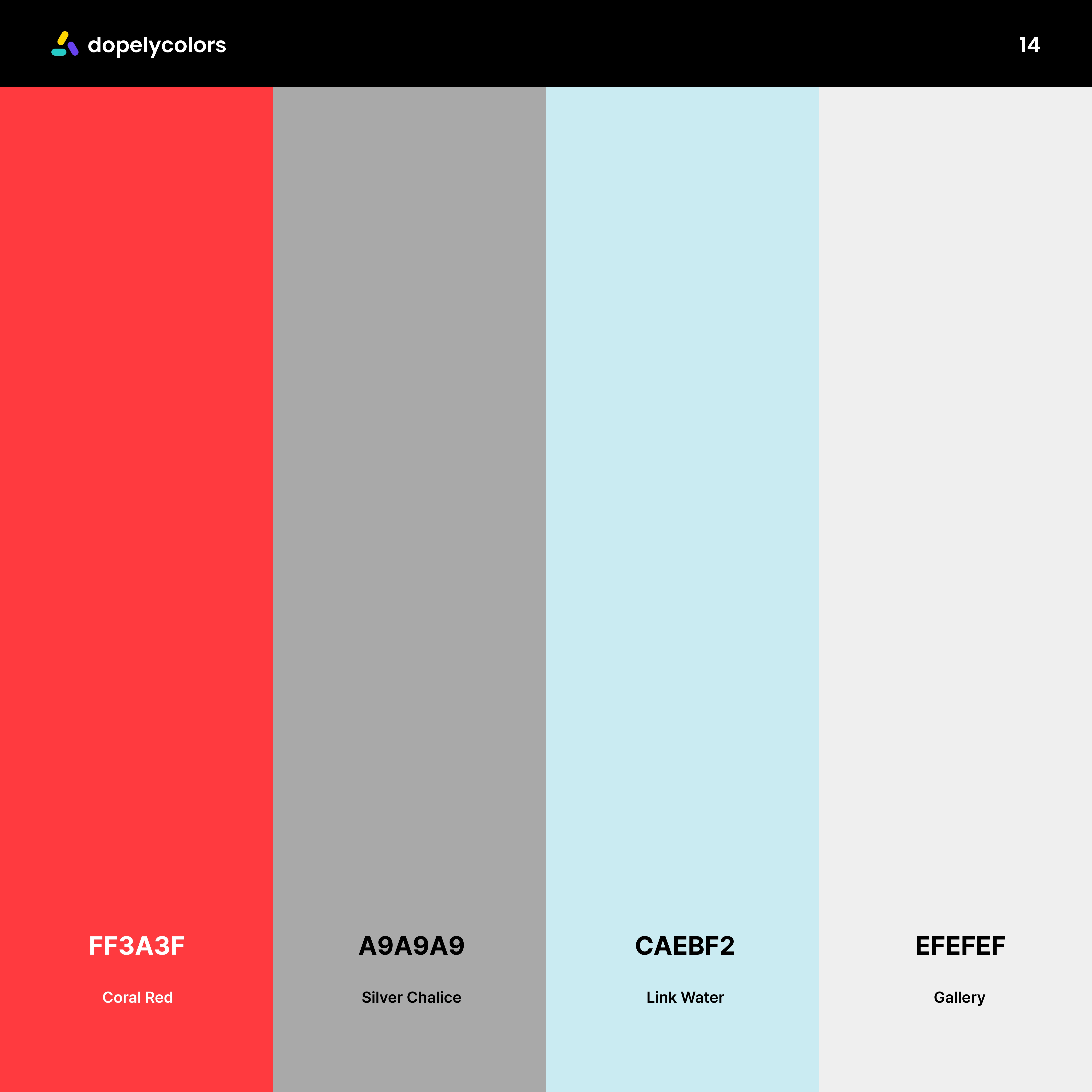 website color scheme by dopely