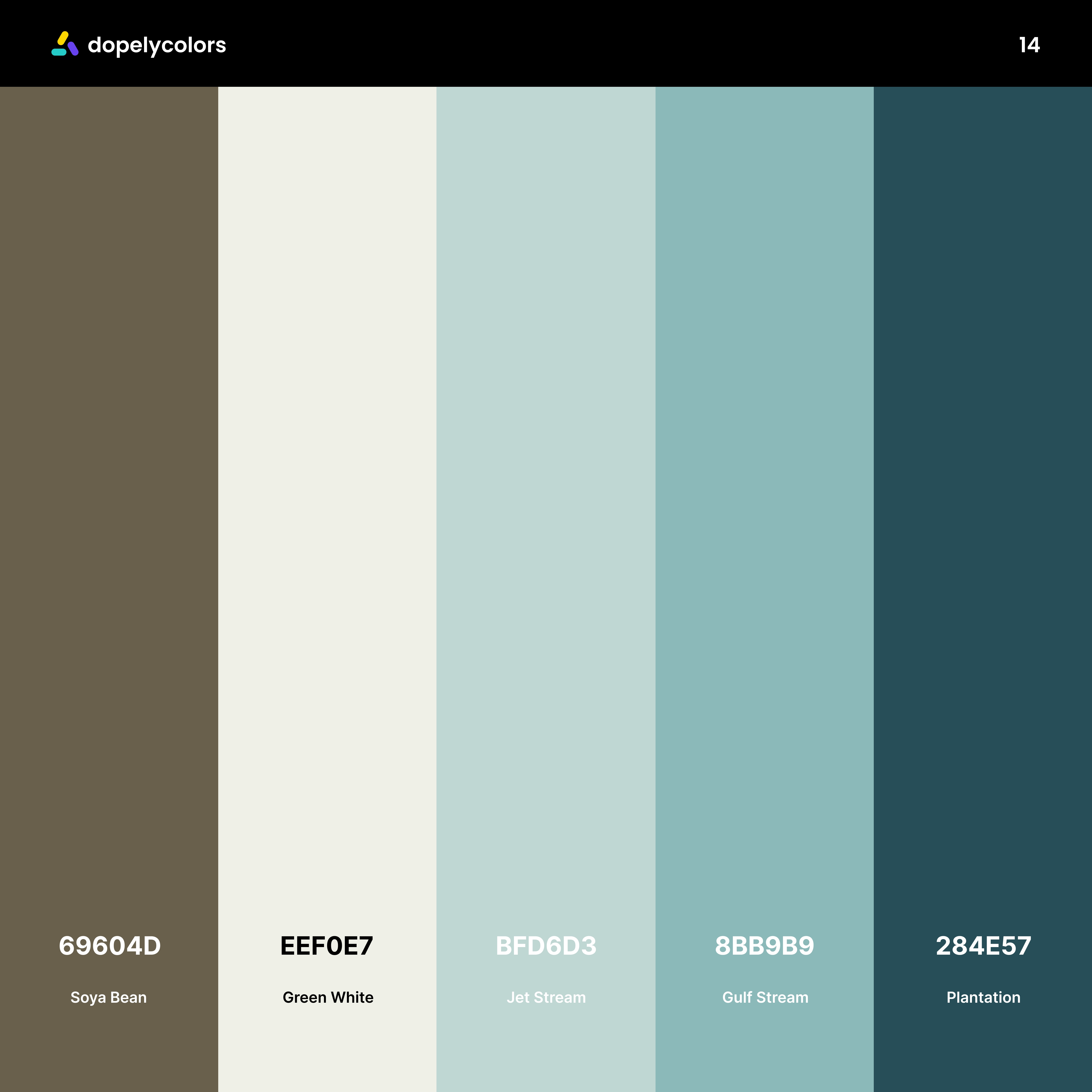 awesome color palette  by dopely