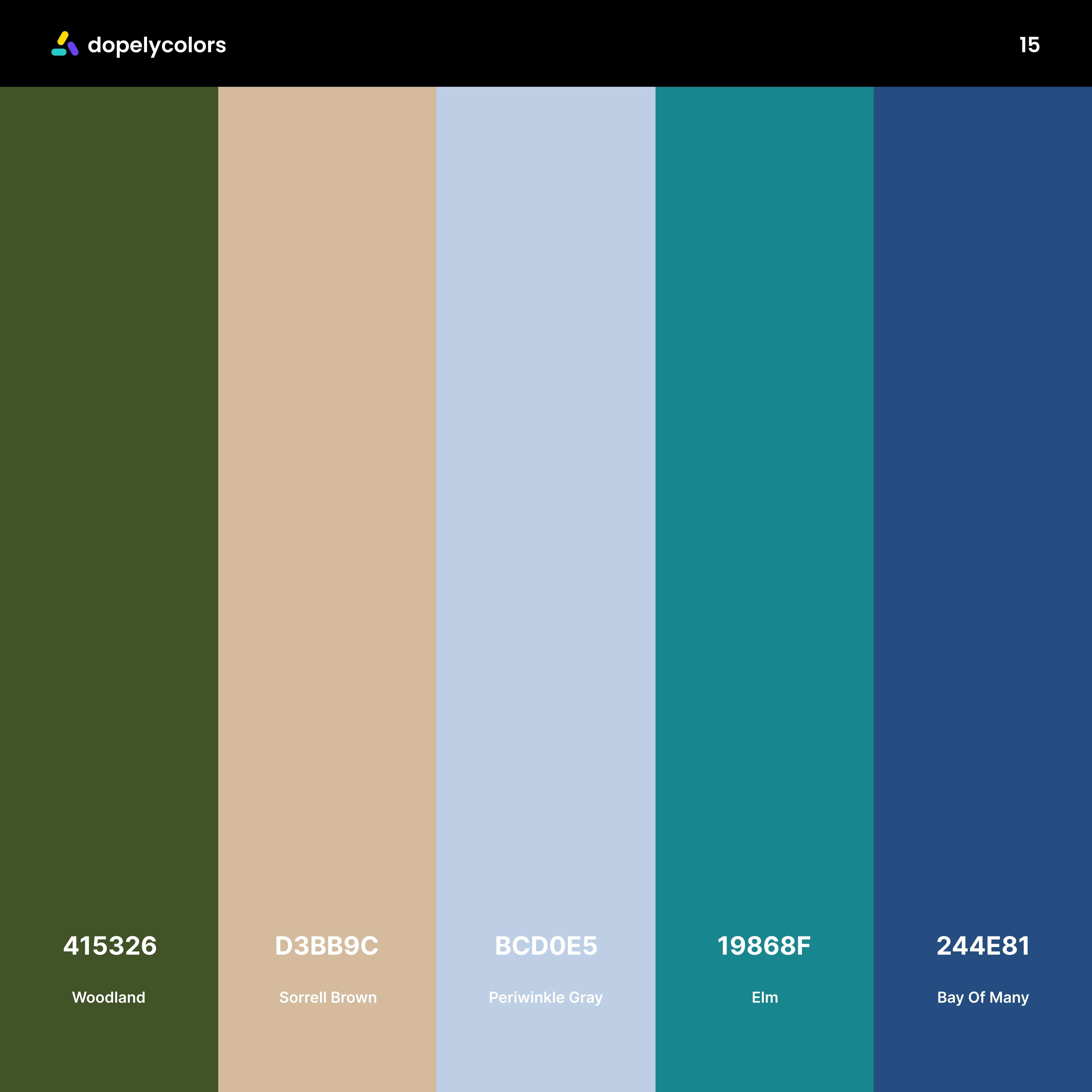 cinematic color palette  by dopely