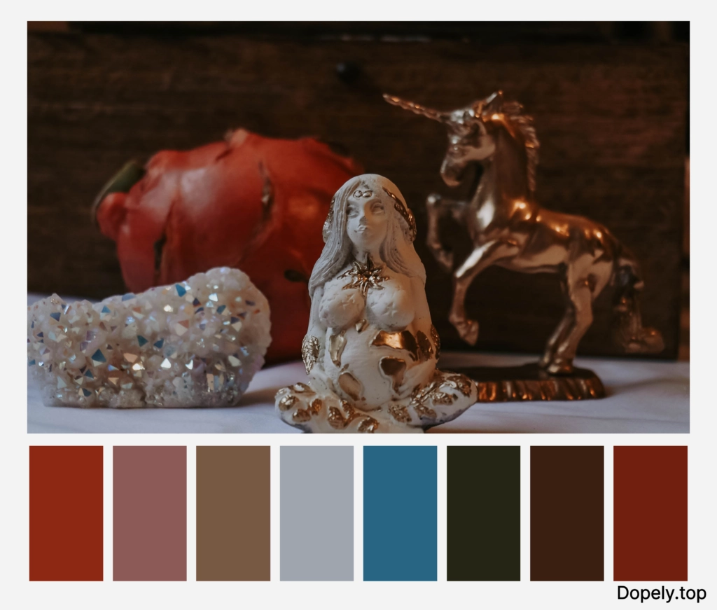 color palette inspiration of unicorn by Dopely color palette generator4