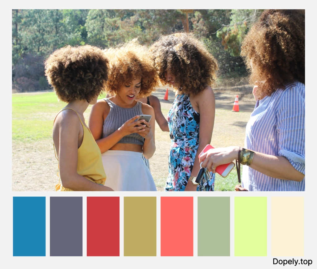 color palette inspiration of Youth by color palette generator9