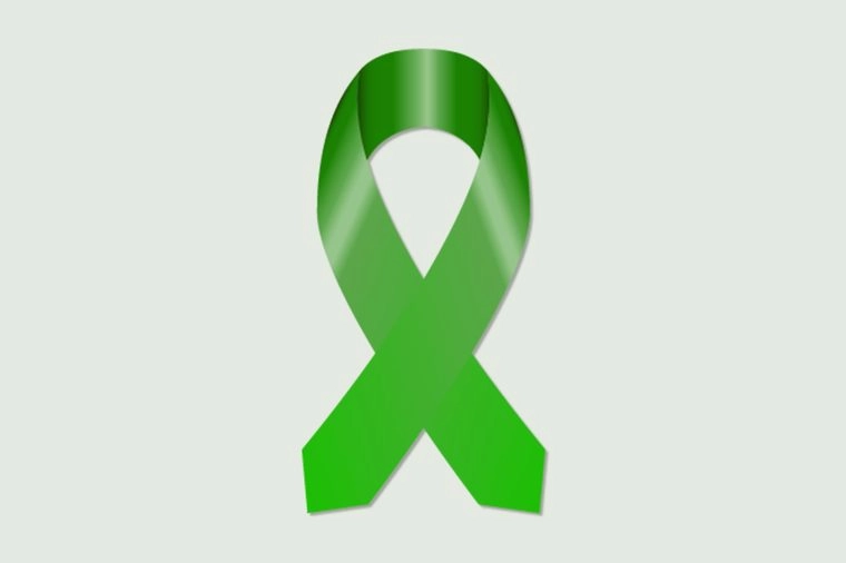 Non-Hodgkin Lymphoma Awareness month with lime green ribbon