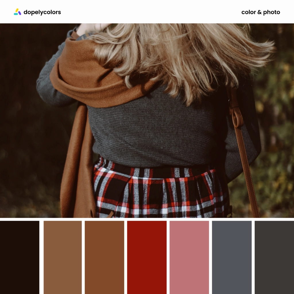 A color palette inspiration of Autumn colors 3