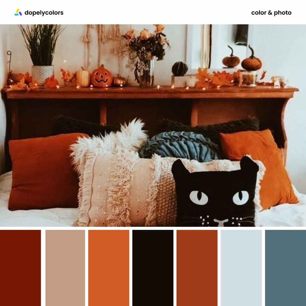 Color palette inspiration of Autumn decoration 5