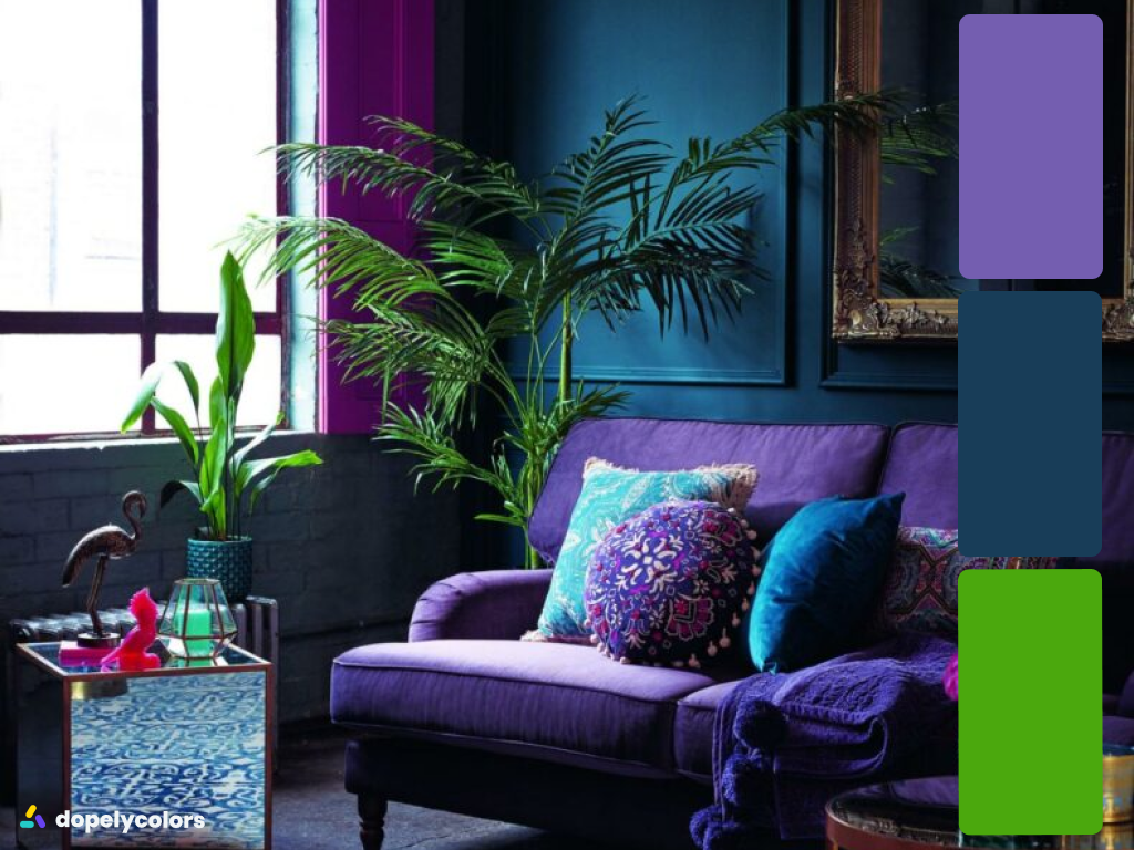 The color of the year 2018 interior design