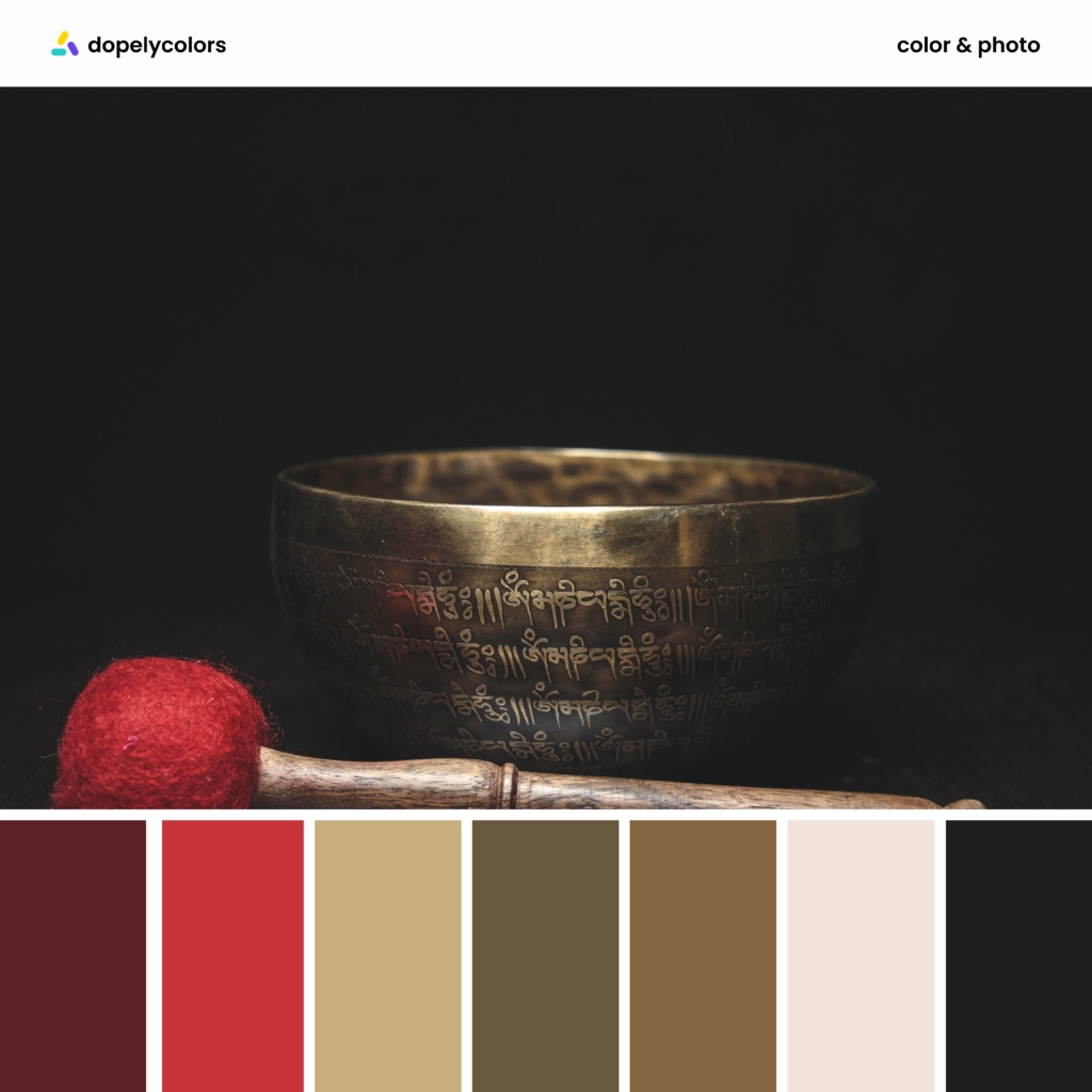 Color palette inspiration of chakra colors by Dopely color palette generator 4