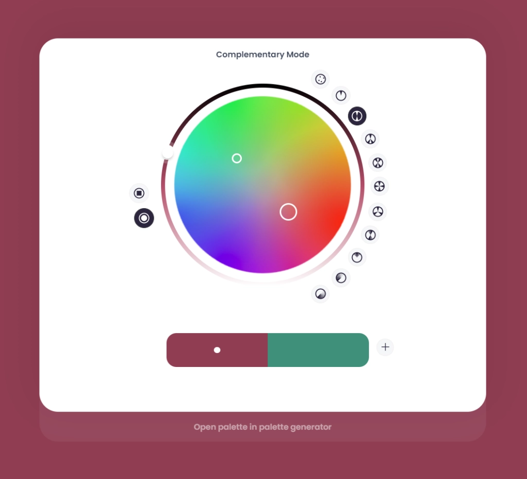 complementary color palette - Choose brand colors