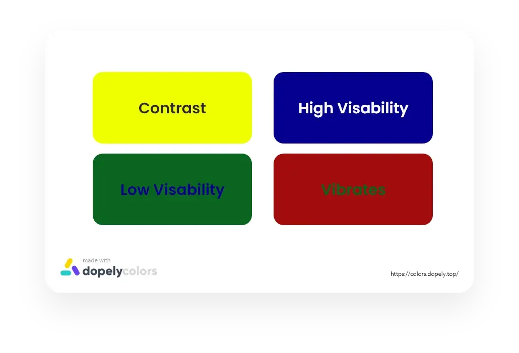 Choose right color in web design to help people with low vision impairments or color deficiencies