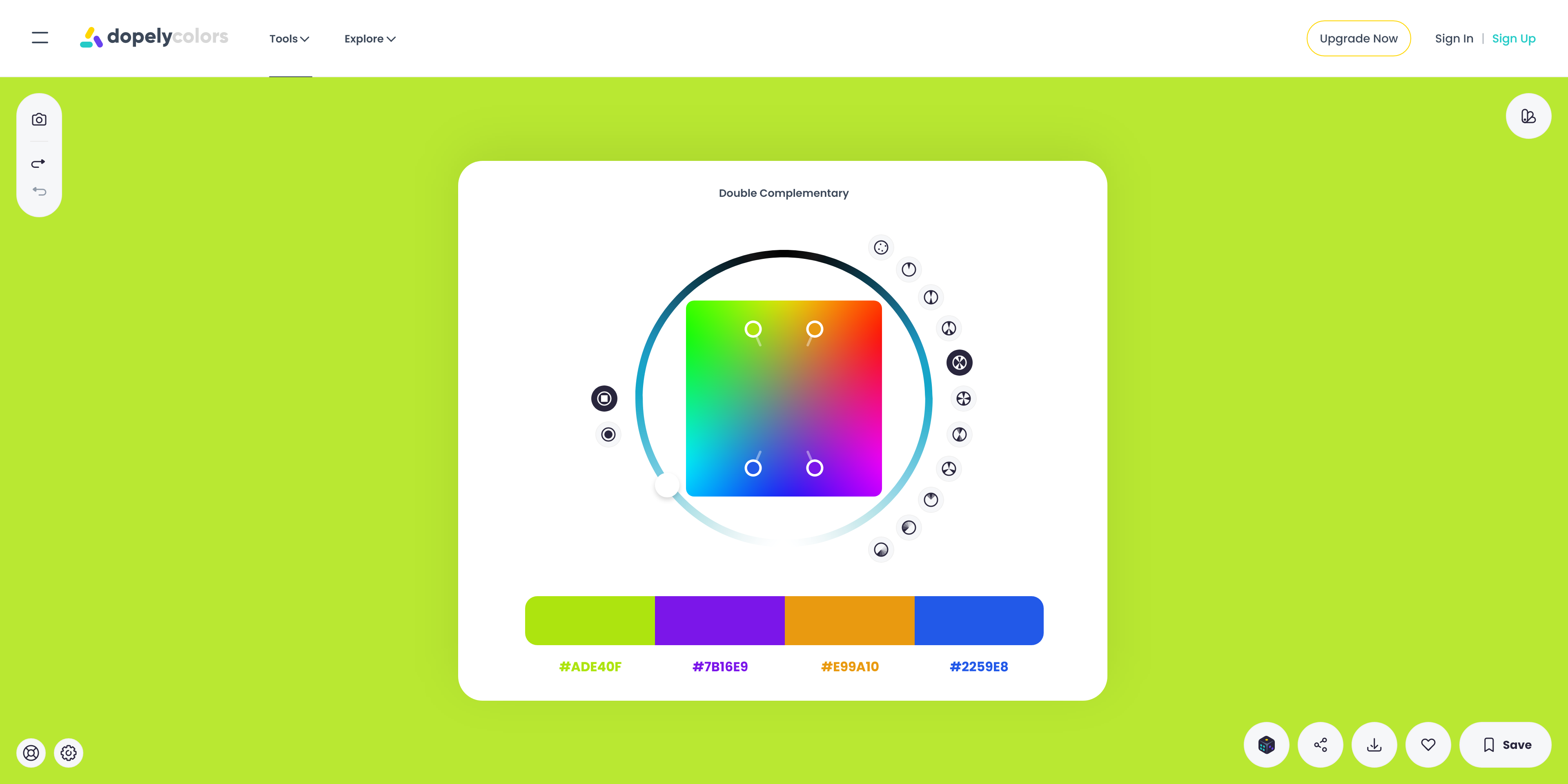 Square Color Wheel