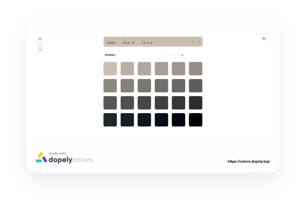 Color toner shades dopely